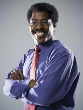 Portrait of a man smiling Foto stock