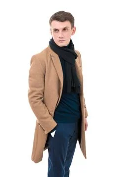 Portrait of a man on a white background Stock Photos