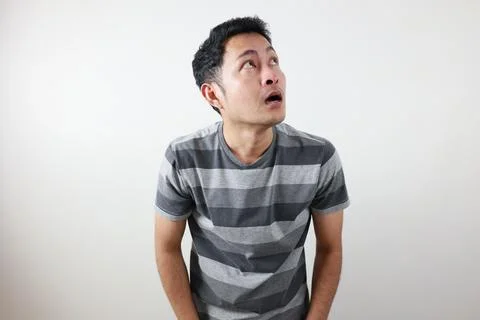 Portrait of a man on white background Stock Photos