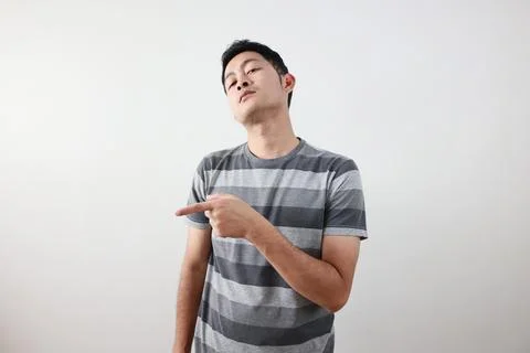Portrait of a man on white background Foto stock