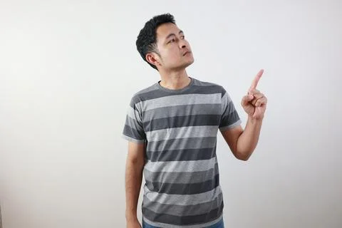 Portrait of a man on white background Fotos de archivo