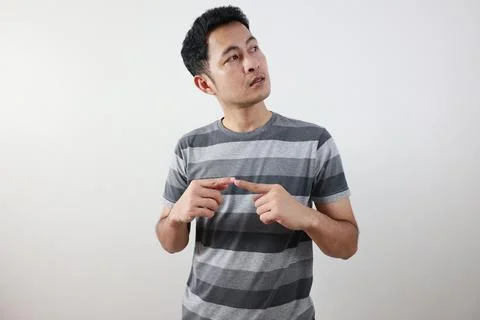 Portrait of a man on white background Fotos de archivo