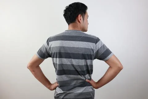 Portrait of man on white background 스톡 사진