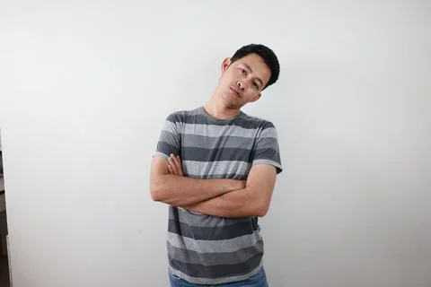 Portrait of man on white background Фото