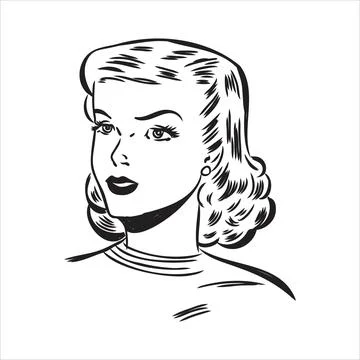 Portrait man winking at camera. Easy editable layered vector illustration. Stock Illustration