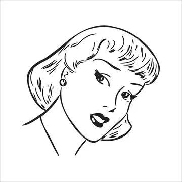 Portrait man winking at camera. Easy editable layered vector illustration. Stock Illustration