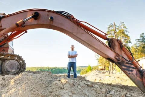 Portrait of man working Stock Photos