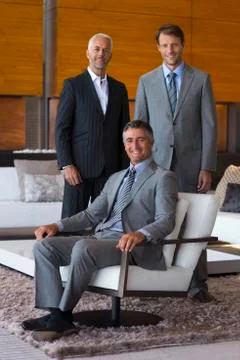 Portrait of managing team Stock-Fotos