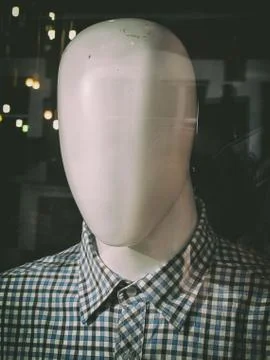 Portrait of mannequin Stock Photos