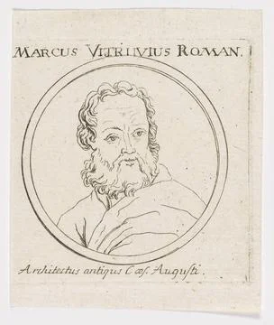 Portrait of Marcus Vitruvius Roman. Copyright: xpiemagsx leipunipie3009202... Stock Photos