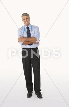 Portrait of medical professional Stock Photos
