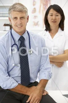 Portrait of medical professionals Stock Photos