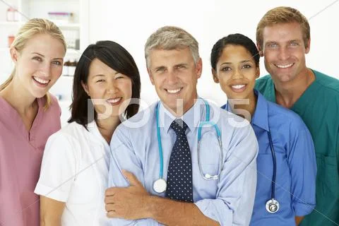 Portrait of medical professionals Stock Photos