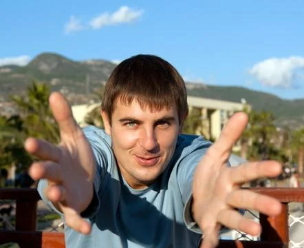 Portrait men Stock Photos