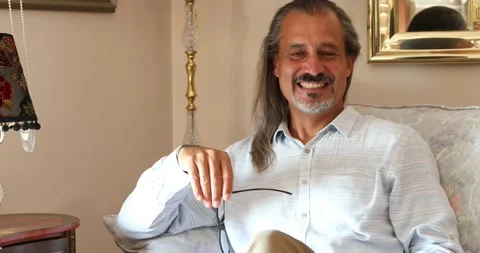 Portrait of a middle aged hispanic man Stock Footage 141667010