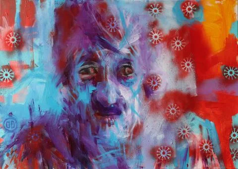 Portrait of Mr.H.S. Stock Illustration