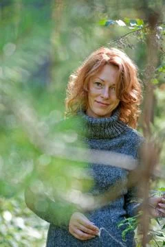 Portrait in nature Stock Photos