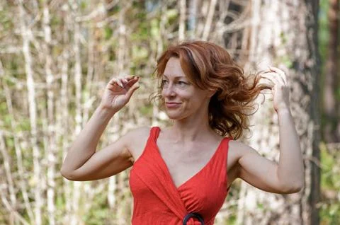 Portrait in nature Stock Photos