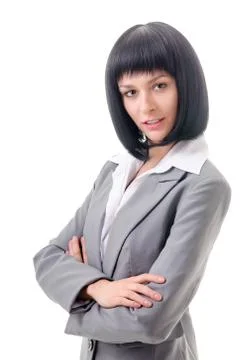 Portrait of an office worker Stock Photos
