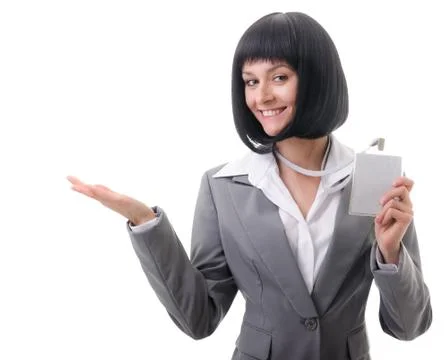 Portrait of an office worker Foto stock