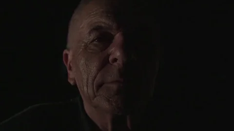 Portrait of an old man. Vidéo 76739329