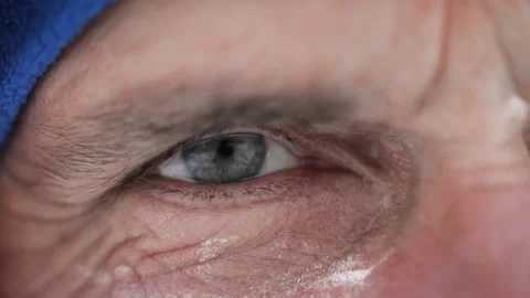 Portrait of old man with grey beard outdoors Stock Footage 164041603