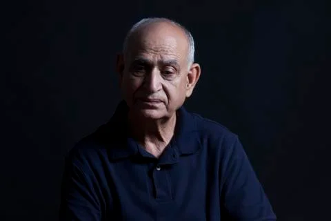 Portrait of old man Stock Photos