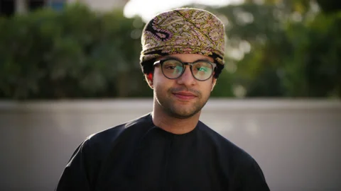 Portrait of an Omani man. Stock Footage 151425337
