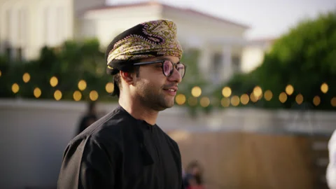 Portrait of an Omani man. Stock Footage 151427071