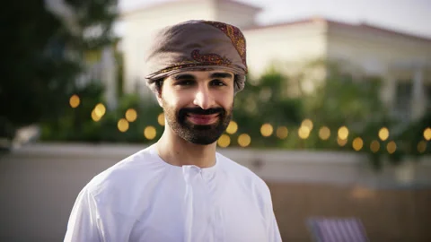 Portrait of an Omani man. Stock Footage 151427231