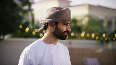 Portrait of an Omani man. Stock Footage 151427442
