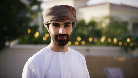 Portrait of an Omani man. Stock Footage 151427796
