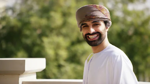 Portrait of an Omani man. Stock Footage 152707093