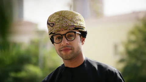 Portrait of an Omani man. Stock Footage 152713762