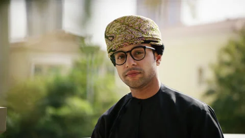 Portrait of an Omani man. Stock Footage 152713930