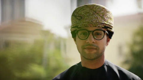 Portrait of an Omani man. Stock Footage 152715351