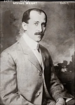 Portrait of Orville Wright. Foto stock