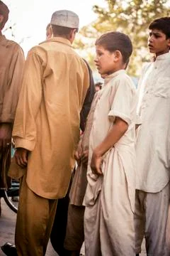 Portrait of Pakistani Men Stock Photos