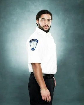 Portrait of a paramedic Stock Photos