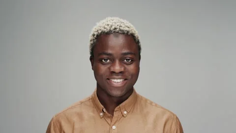 Portrait of People Looking at Camera and Happy Smiling Men and Young Black Boy 스톡 동영상 232744715