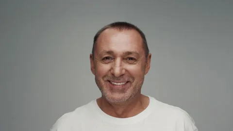 Portrait of people looking at camera, happy smiling men and young black boy Stock-Footage 239253053