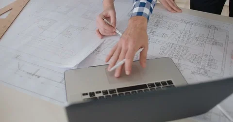 Portrait of a posing office employee Stock Footage 82273442