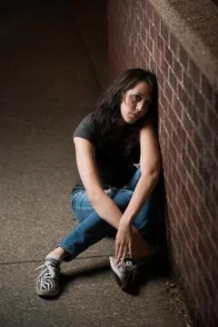 Portrait of a pretty model Stock Photos