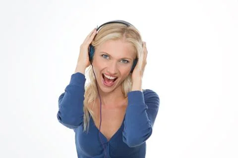 Portrait of pretty model Stock Photos