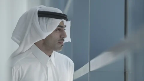 Portrait of Qatari man. Stock Footage 90798901