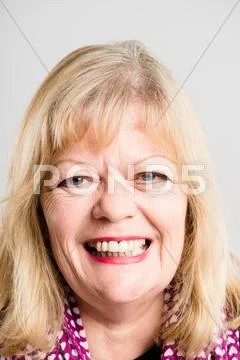 Portrait real people high definition grey background Stock Photos