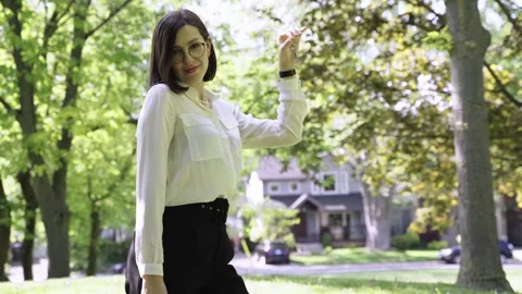 Portrait of Realtor throwing keys. Real estate agent posing with keys from house Stock Footage 244246998