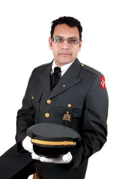 Portrait of security guard. Stock Photos