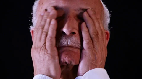 Portrait of senior man, close-up Stock Footage 30366023