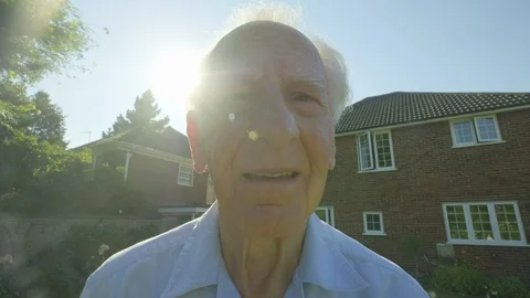 Portrait of a senior man Stock Footage 94509877